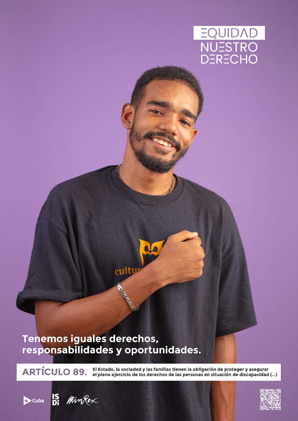 Campaña para informar sobre las garantías para el cumplimiento de los derechos Humanos en Cuba (Tesis de Dianeyis Balberán Ulloa y Roxana Díaz Gutiérrez / Isdi) (Foto: My Reguera Studio) / MY Reguera Studio